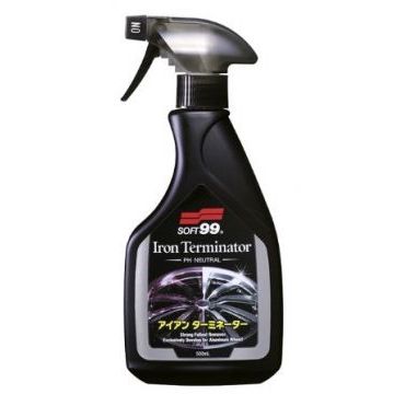 Нейтральный очиститель дисков и кузова Soft99 Iron Terminator, 10333 500мл.