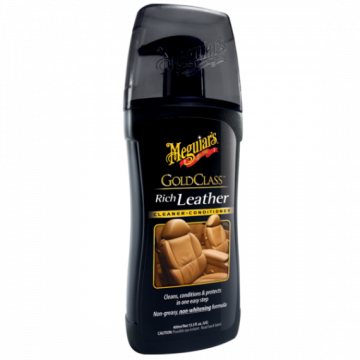 G17914 Очиститель и конд. для кожи Meguiars Gold Class Rich Leather Cleaner and Conditioner 400мл.