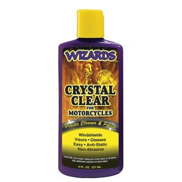 Средство для очистки и защиты пластика Wizards Crystal Clear 235мл.