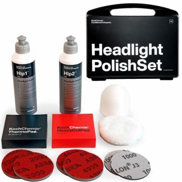 Koch Chemie Headlight Polish Set - Набор для полировки фар 999600