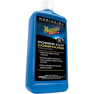 Meguiars M9132 Полировальная паста для корпусов яхт Marine/RV Pro Grade Power Cut Compound 945мл