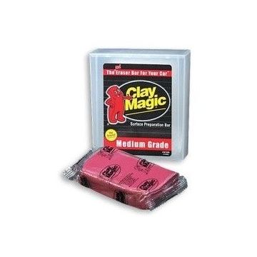 Глина абразивная Auto Magic Clay Magic Medium Grade (Red), 200г.
