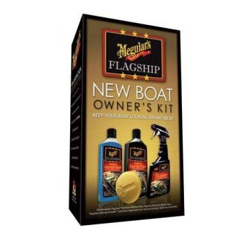 Meguiars M6375 Набор владельца новой лодки флагманский Flagship New Boat Owner's Kit 396г