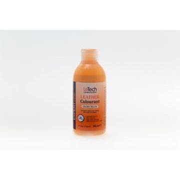 LeTech Краска для кожи (Leather Colourant) Golden Yellow  EXPERT LINE 200 мл