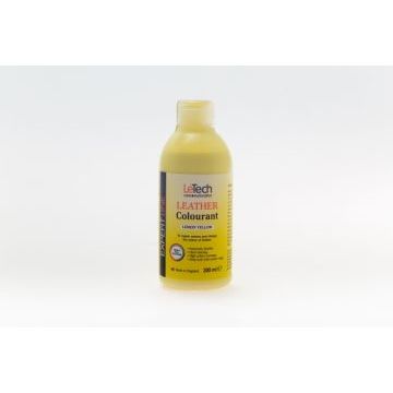 LeTech Краска для кожи (Leather Colourant) Lemon Yellow EXPERT LINE 200 мл