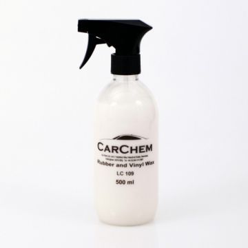 LC109 CarChem POLYMER RUBBER AND VINYL DRESSING чернение для пластика и резины 250мл.