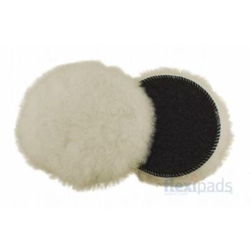 Cредне режущий мех. круг SUPERFINE Merino из натуральной овчины FlexiPads 135mm GRIP Wool Pad SF550