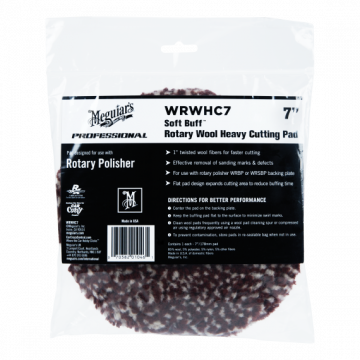 WRWHC7 Полировальник шерстяной режущий Rotary Wool Heavy Cutting Pad - 178 мм.