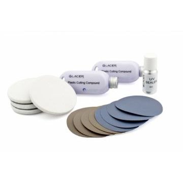 Комплект для полировки и восстановления фар FlexiPads 75mm GLACIER Headlight Restoration Kit GP204R