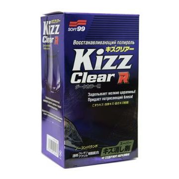 Полироль для кузова устранение царапин Soft99 Kizz Clear для темных, 10556 270 мл Полироль для кузова устранение царапин Soft99 Kizz Clear для темных, 10556 270 мл