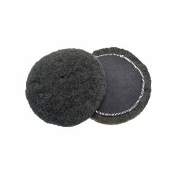 Быстро режущий круг из цельной овчины ЧЕРНЫЙ / FlexiPads 150mm Merino Lambs Wool GRIP Bonnet 40233