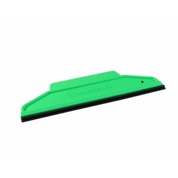 Uzlex Ракель RUBBER мягкий зеленый, форма 2 в 1, со съемной ПВХ вставкой, 195 x 60 мм 21911002