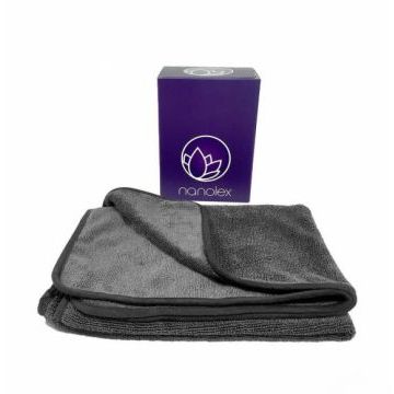 NANOLEX Microfiber Drying Towel тёмно-серое полотенце из микрофибры 60x60 NXDT01