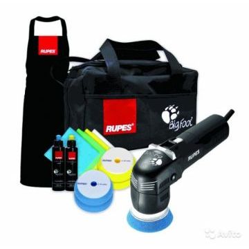RUPES LHR75E/DLX Полировальная машинка BigFoot MINI Deluxe Kit